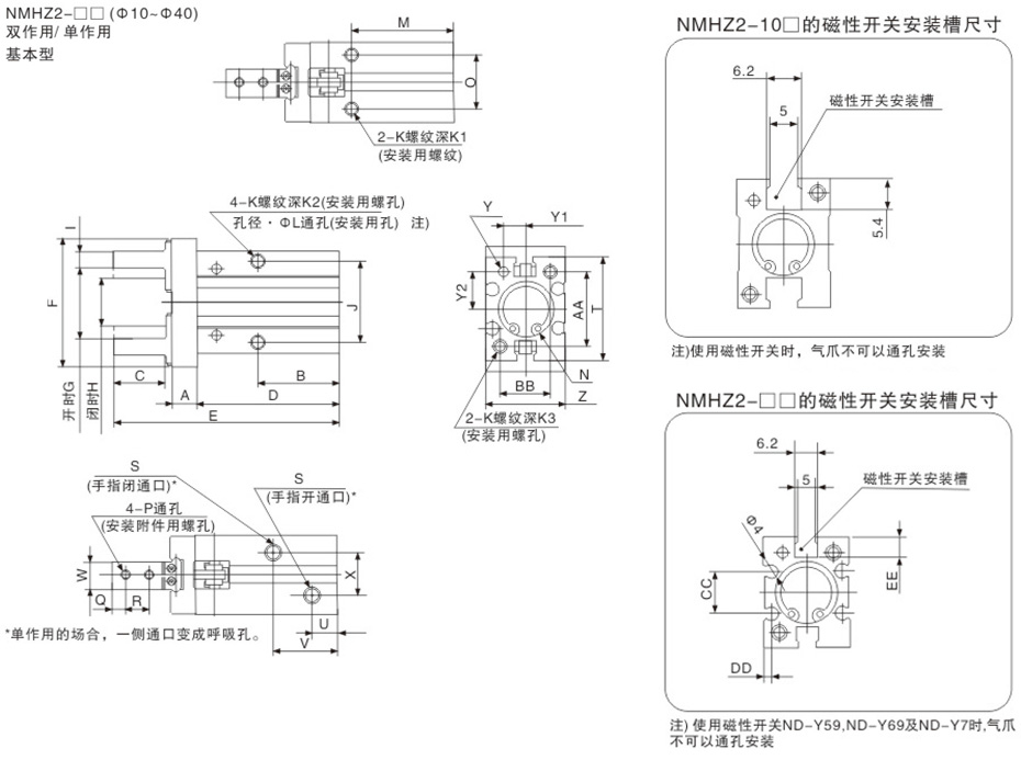 外型尺寸(毫米)